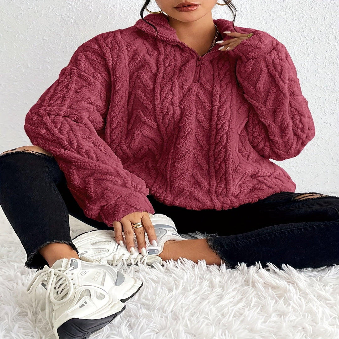 Usaro | Eleganter Fleecepullover