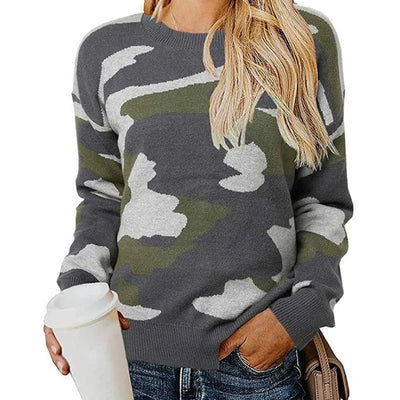 Elisabeth | Camouflage Pullover