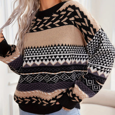 Marlie™ | Retro Strickpullover