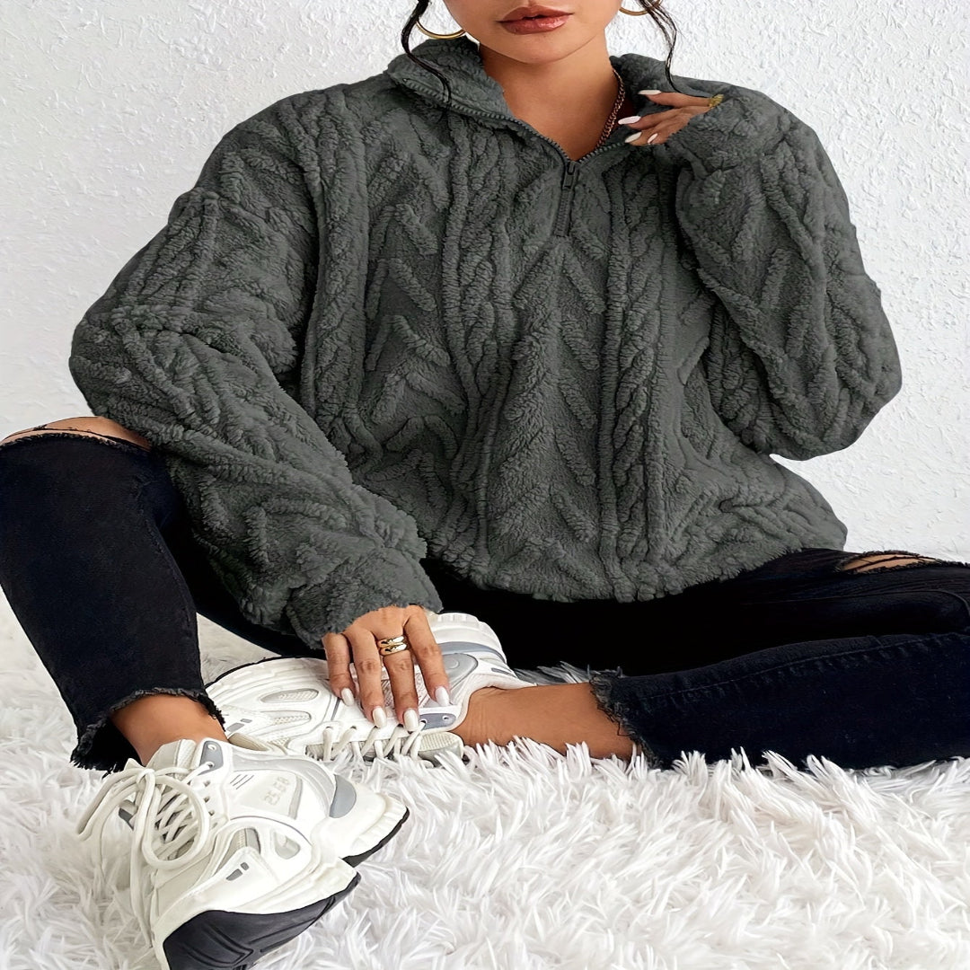 Usaro | Eleganter Fleecepullover